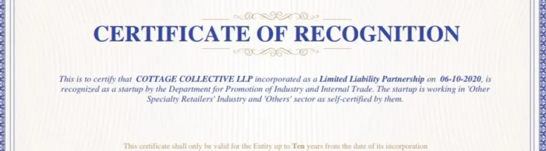 Certificate of Recognition